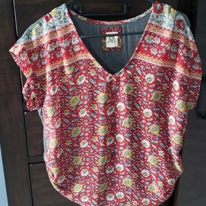 Anthropology V Neck Shirt